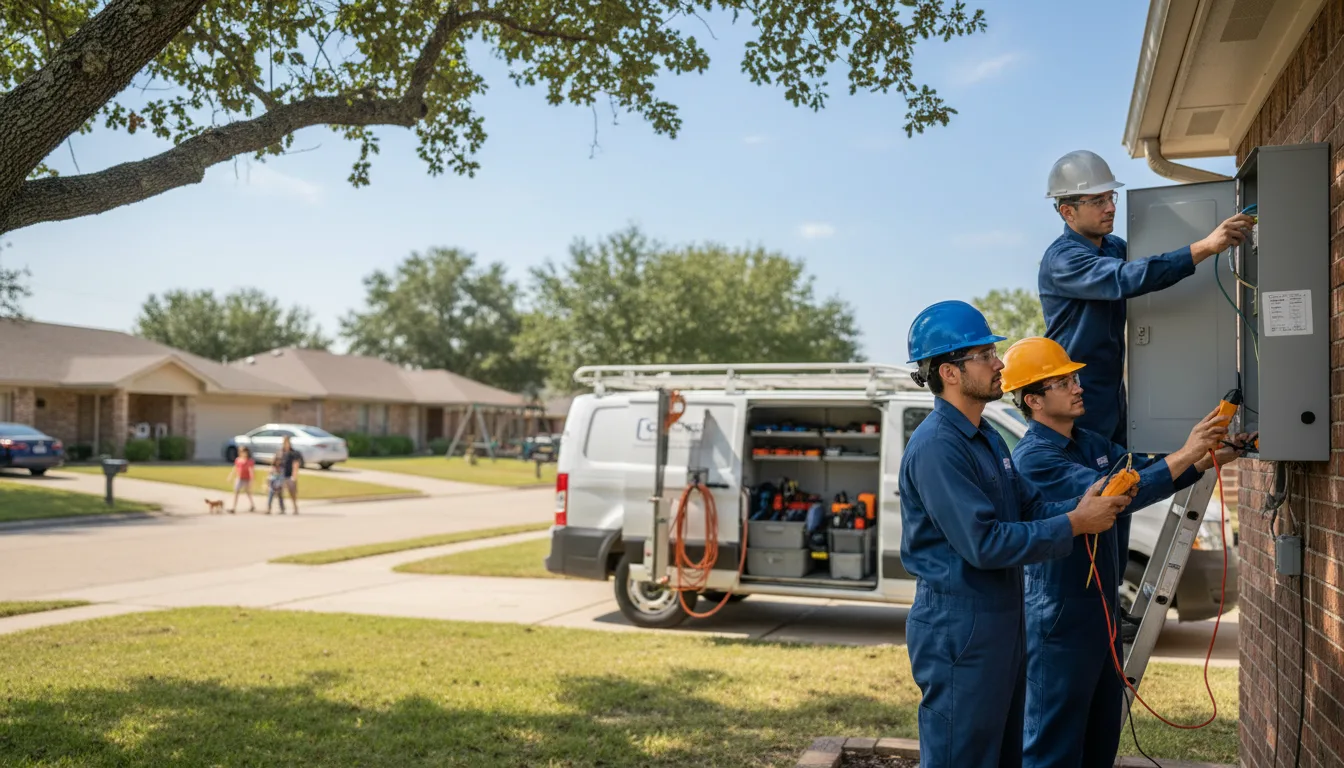Certified electrician providing emergency electrical services in Miracle, KY